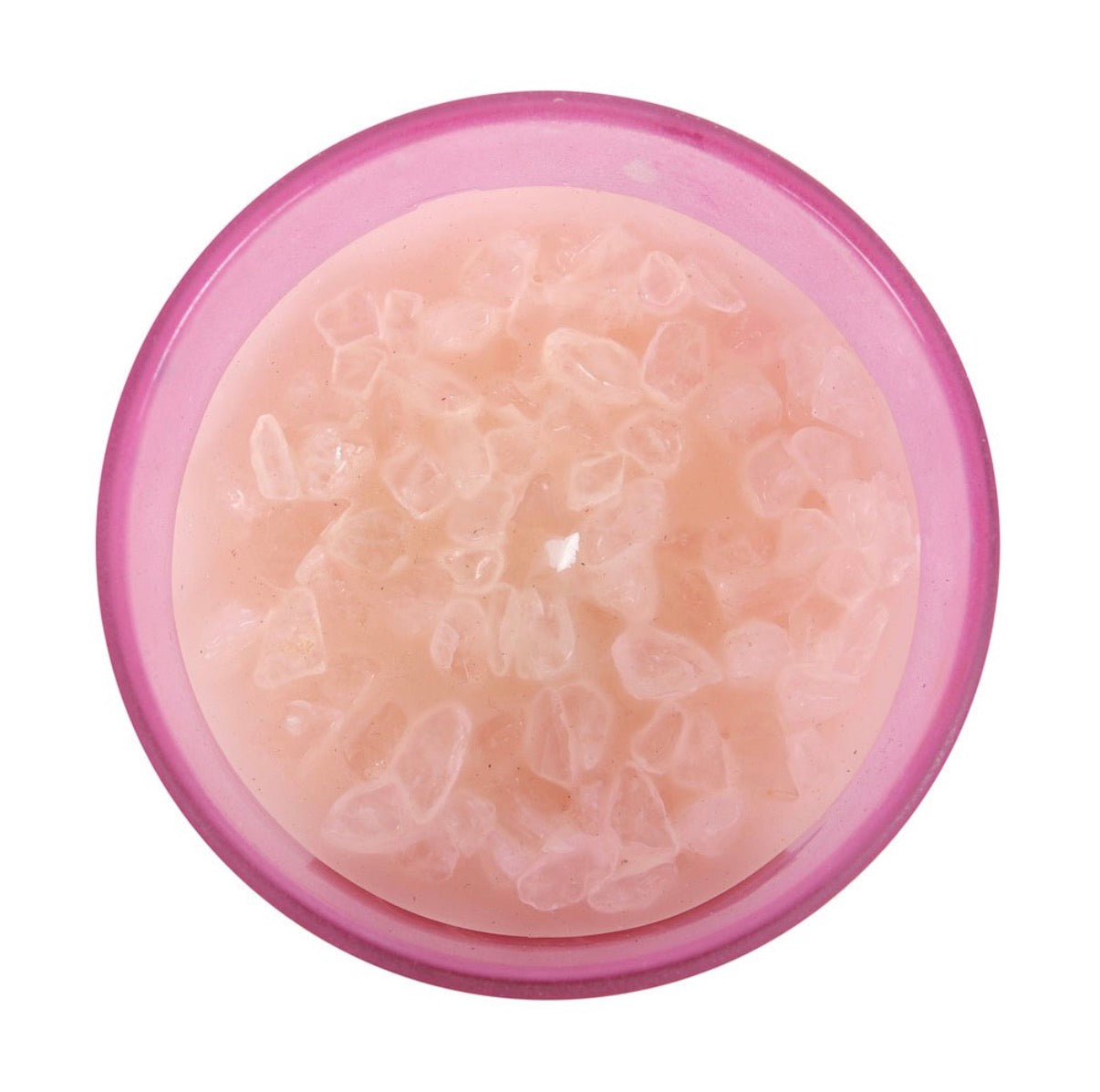 CROWN CHAKRA BLACKBERRY CRYSTAL CHIP CANDLE
